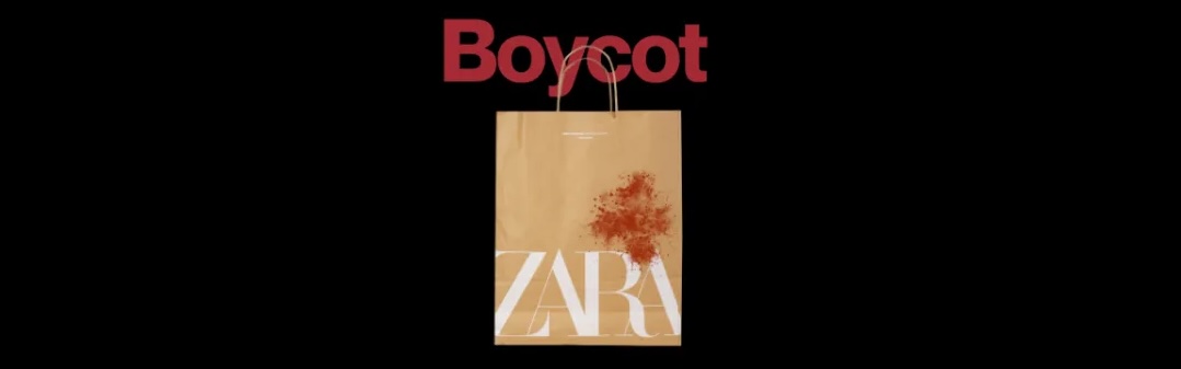 Zara: aankleding voor Apartheid en genocide